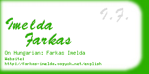 imelda farkas business card